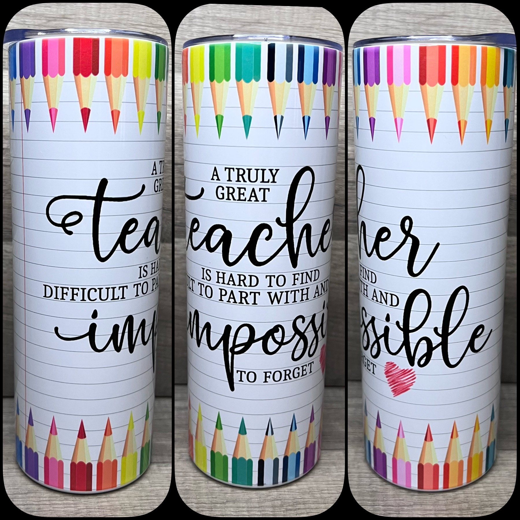 Teacher Tumbler - Rock Kandy Kreations